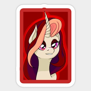 Scarlet Unicorn Sticker